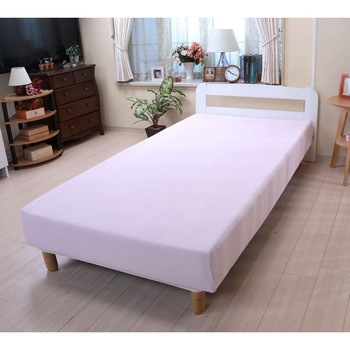 綿100%やわらかタオル地のびのびシーツ同色2枚組 ファミリー・ライフ