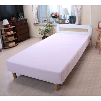 綿100%やわらかタオル地のびのびシーツ同色2枚組 ファミリー・ライフ