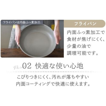 トルティーノ ふっ素加工IH対応フライパン<単品> パール金属