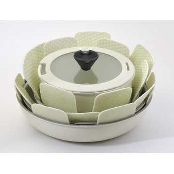 トルティーノ マルチポット・フライパン保護マット(3枚入) パール金属