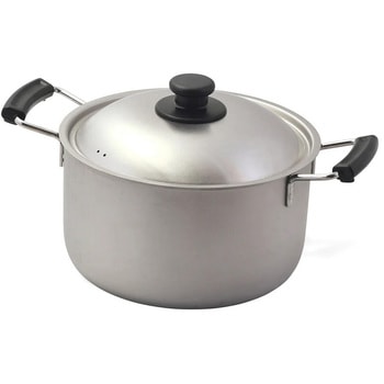 銀河エンボス加工ステンレス製深型両手鍋 パール金属