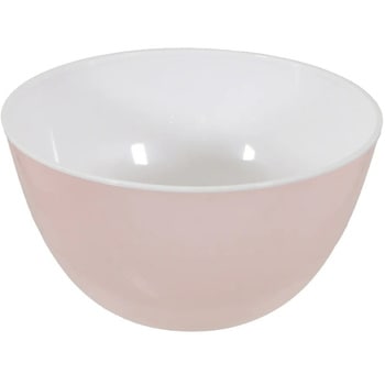 ララシャイン 抗菌耐熱カラーボウル(クリアピンク) パール金属