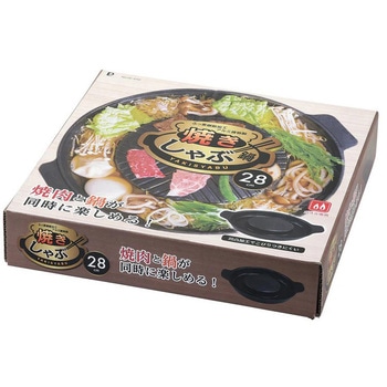 ふっ素樹脂加工アルミ鋳物製焼きしゃぶ鍋 - パール金属