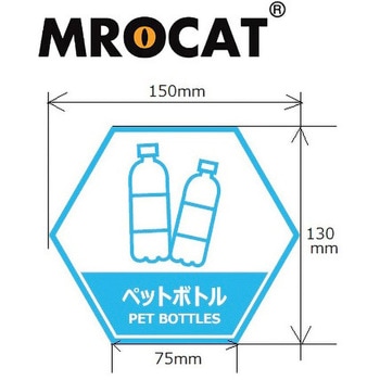 ごみ箱用分別ステッカー6枚セット セーフラン安全用品