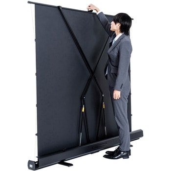 プロジェクタースクリーン 床置き式 超短焦点対応 サンワダイレクト