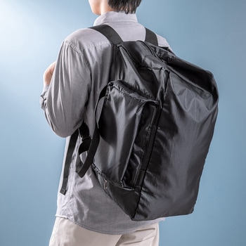 キャリングバッグ リュックタイプ 折りたたみボストン サンワダイレクト