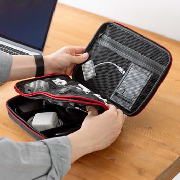 ポーチ トラベル セミハード サンワダイレクト