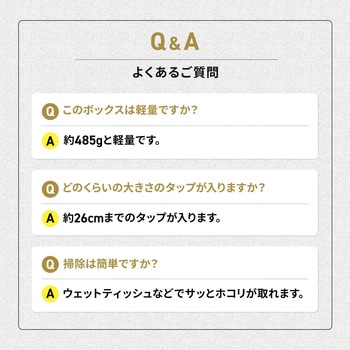 ケーブル&タップ収納ボックス サンワダイレクト