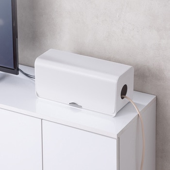 ケーブル&タップ収納ボックス サンワダイレクト