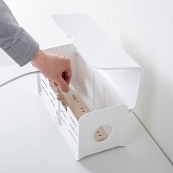 ケーブル&タップ収納ボックス サンワダイレクト