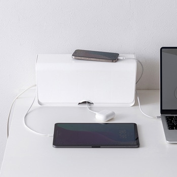 ケーブル&タップ収納ボックス サンワダイレクト