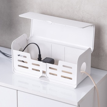 ケーブル&タップ収納ボックス サンワダイレクト