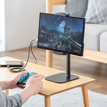 スタンド モバイルディスプレイ用 伸縮アーム サンワダイレクト