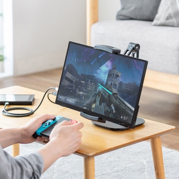 スタンド モバイルディスプレイ用 アーム サンワダイレクト