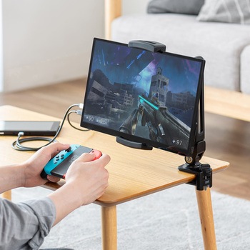 スタンド モバイルディスプレイ用 クランプアーム サンワダイレクト