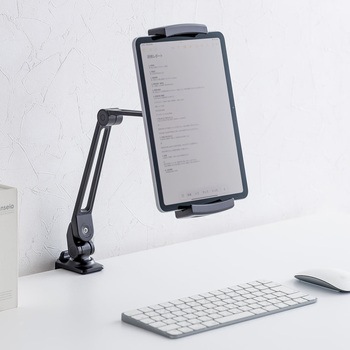 スタンド モバイルディスプレイ用 クランプアーム サンワダイレクト