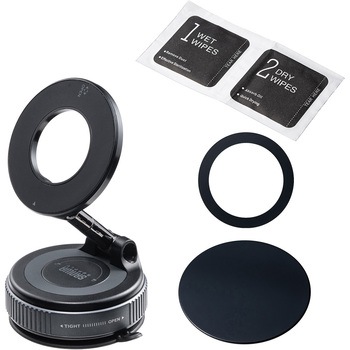 ホルダー Magsafe取り付け 手動真空吸盤 サンワダイレクト