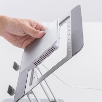 クーラー ノートパソコン用 スタンド型ペルチェ素子 サンワダイレクト