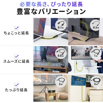 HDMI延長ケーブル  8K60Hz対応 サンワダイレクト