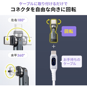 USB TypeCアダプタ USB2.0 変換用 サンワダイレクト