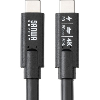 USB TypeCケーブル USB 5Gbps PD75W対応 サンワダイレクト