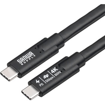 USB TypeCケーブル USB 5Gbps PD75W対応 サンワダイレクト