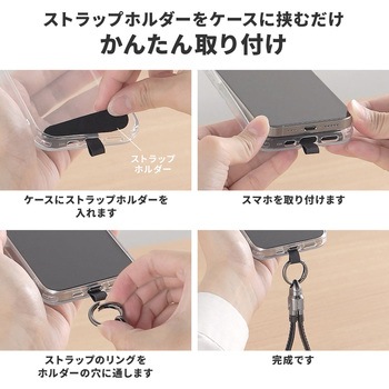 USB TypeCケーブル 充電専用ストラップ型 PD240W対応 サンワダイレクト