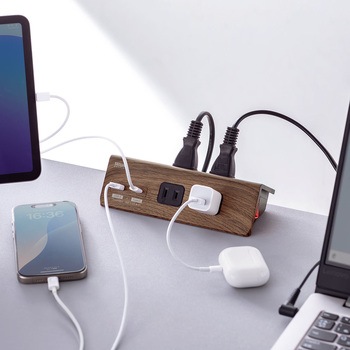 電源タップ クランプ固定式 サンワダイレクト