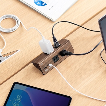 電源タップ クランプ固定式 サンワダイレクト