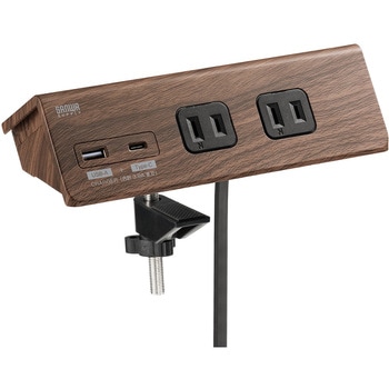 電源タップ クランプ固定式 サンワダイレクト