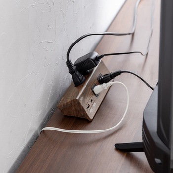 電源タップ クランプ固定式 サンワダイレクト