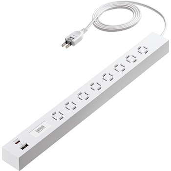 電源タップ  スリムタップ PD33W対応 サンワダイレクト