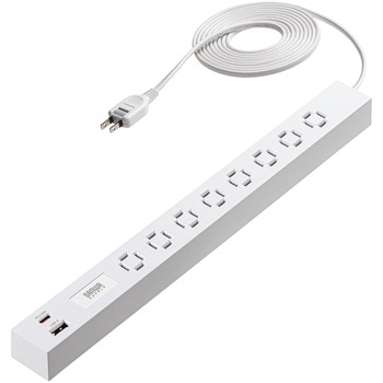 電源タップ  スリムタップ PD33W対応 サンワダイレクト