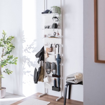 収納棚 突っ張り式 サンワダイレクト