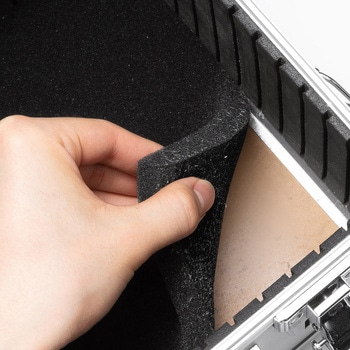 キャリングケース ワイヤレスガイド用 アルミ サンワダイレクト