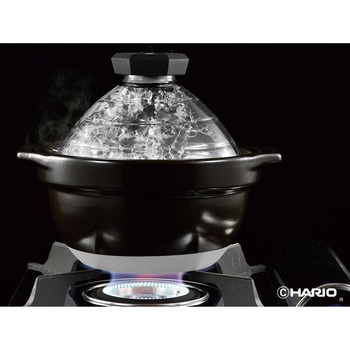 フタがガラスのご飯釜 HARIO