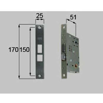 主錠ケース LIXIL(新日軽) 引戸錠 【通販モノタロウ】