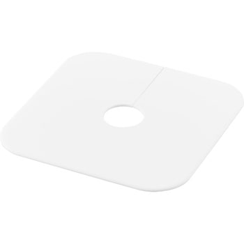 プレート 洗濯機排水トラップ ホコリ防止カバー 山崎実業