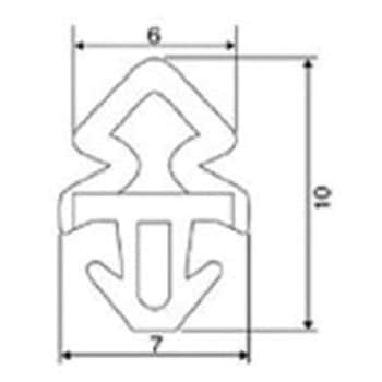 戸当たり気密材 TOSTEM(LIXIL)