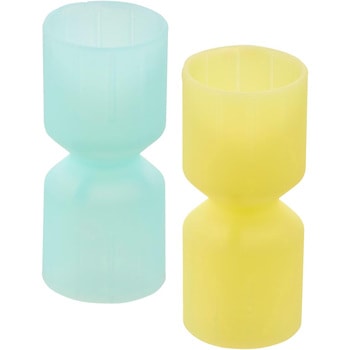 シリコーン 折るポリジュースアイスカバー シャーベット 山崎実業