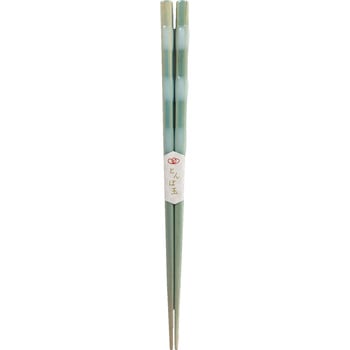 食洗箸 とんぼ玉 アクア 23cm アオバ