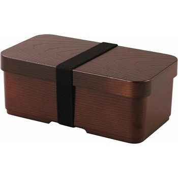 曲げわっぱ風 弁当箱 茶 長角型 カクセー