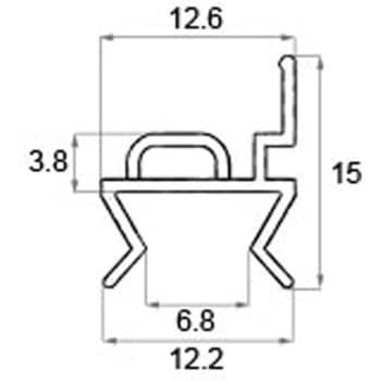 網戸戸当たり - 新日軽(LIXIL)