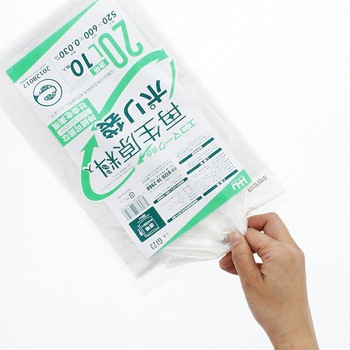 再生原料ポリ袋 エコマーク付 20L ハウスホールドジャパン
