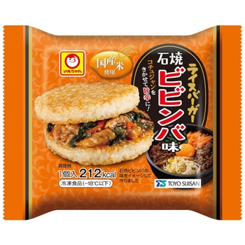 [冷凍]ライスバーガー 石焼ビビンバ味 東洋水産(マルちゃん)