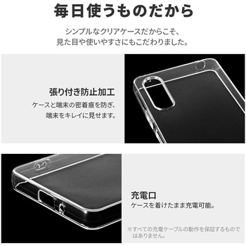 Xperia 10 V ソフトケース 「UTILO Soft」 耐衝撃 ストラップホール付 - PriQ
