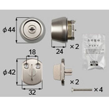 交換用シリンダー55用 TOSTEM(LIXIL)