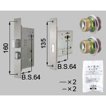 交換用シリンダーミワJN2ロック1021用 - TOSTEM(LIXIL)