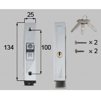 内外締まり錠 LIXIL(新日軽) 引戸錠 【通販モノタロウ】