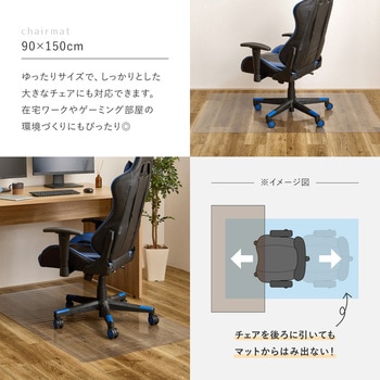クリアダイニングマット 萩原